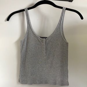 grey brandy melville tank top